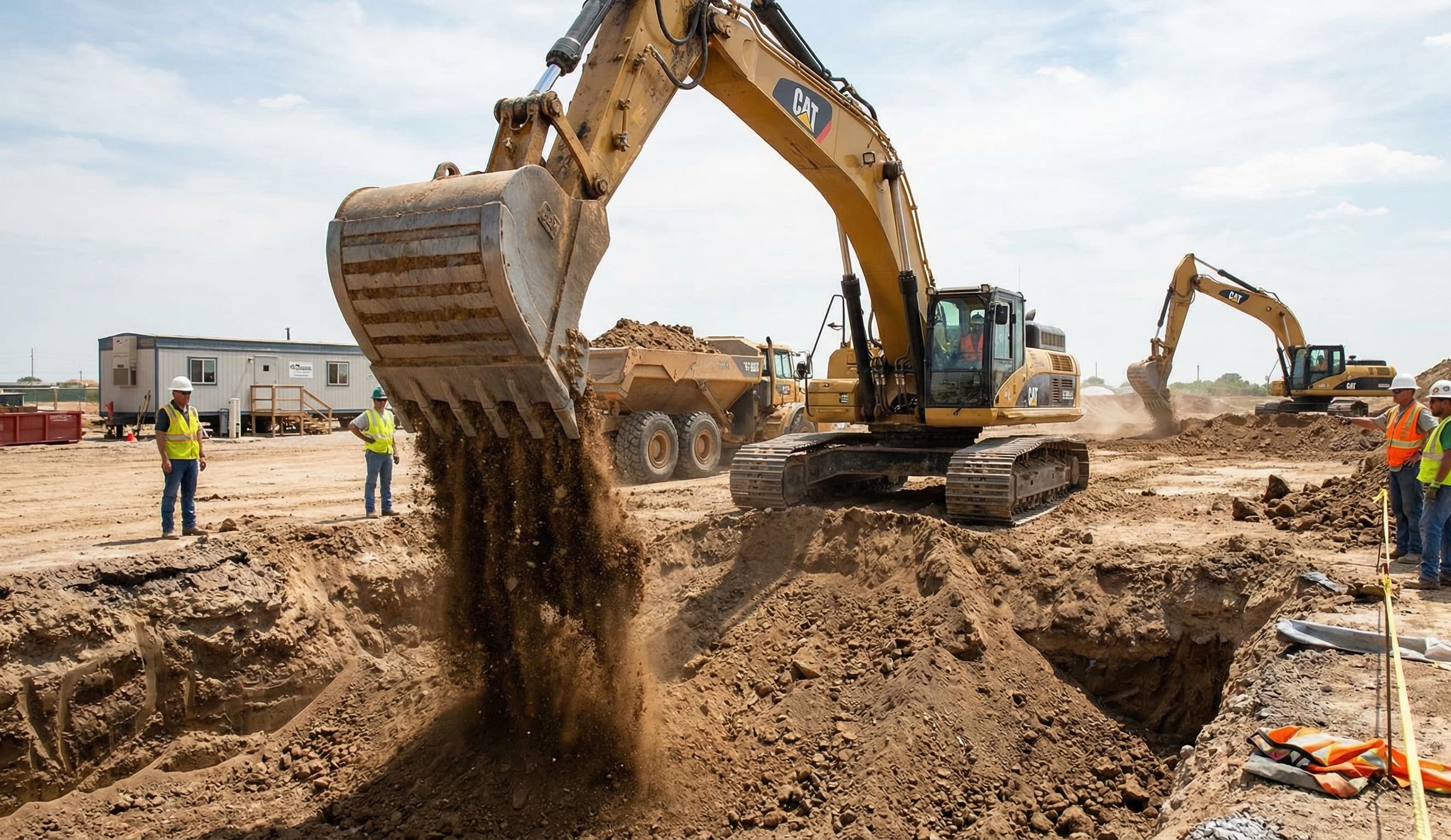 Bagger- und Erdarbeiten
